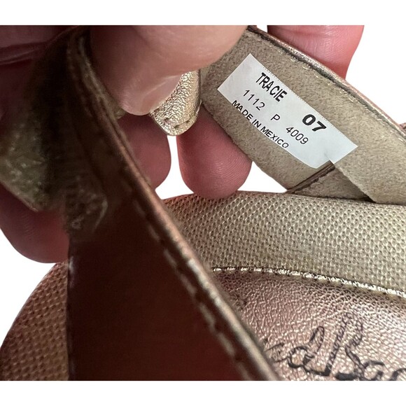 Sandbaggers Golf Comfort Womens 1112 Tracie Sandals  Size 7  Gold Adj Golf Shoes - Picture 9 of 10